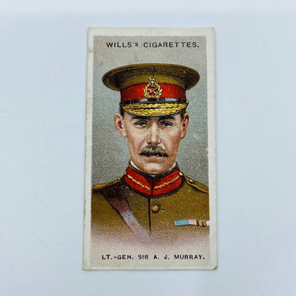Will’s Cigarette Cards WWI ALLIED ARMY LEADERS #20 Lt. Gen. Sir AJ Murray EA2