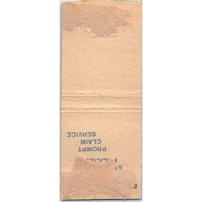 Clipper Agency Ins. Kansas City MO Advertising Matchbook Cover SA9-M4