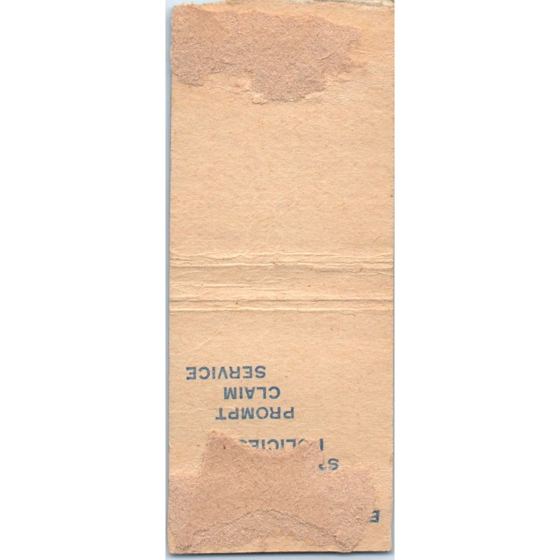 Clipper Agency Ins. Kansas City MO Advertising Matchbook Cover MM9-4