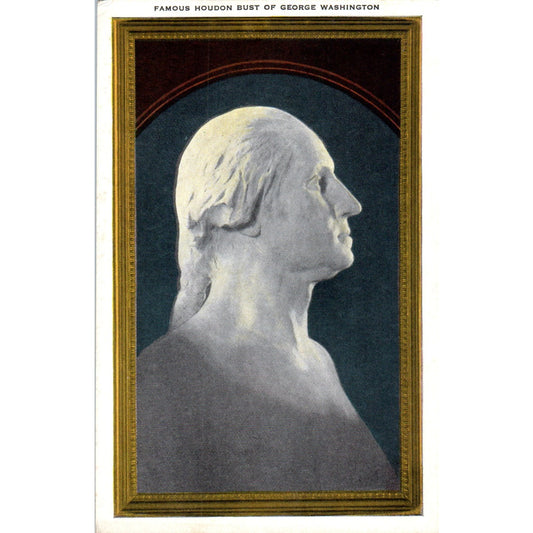 George Washington Famous Houdon Bust Original Postcard P3-3