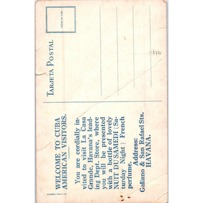 Almacenes La Casa Grande Galiano Y San Rafael Havana Cuba Postcard P3-1