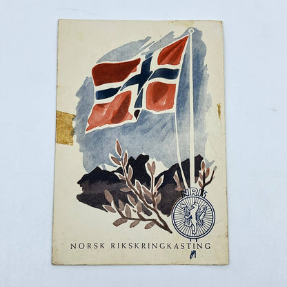 1955 QSL Radio Card LLM Oslo Norway Lamar Rambo SC6
