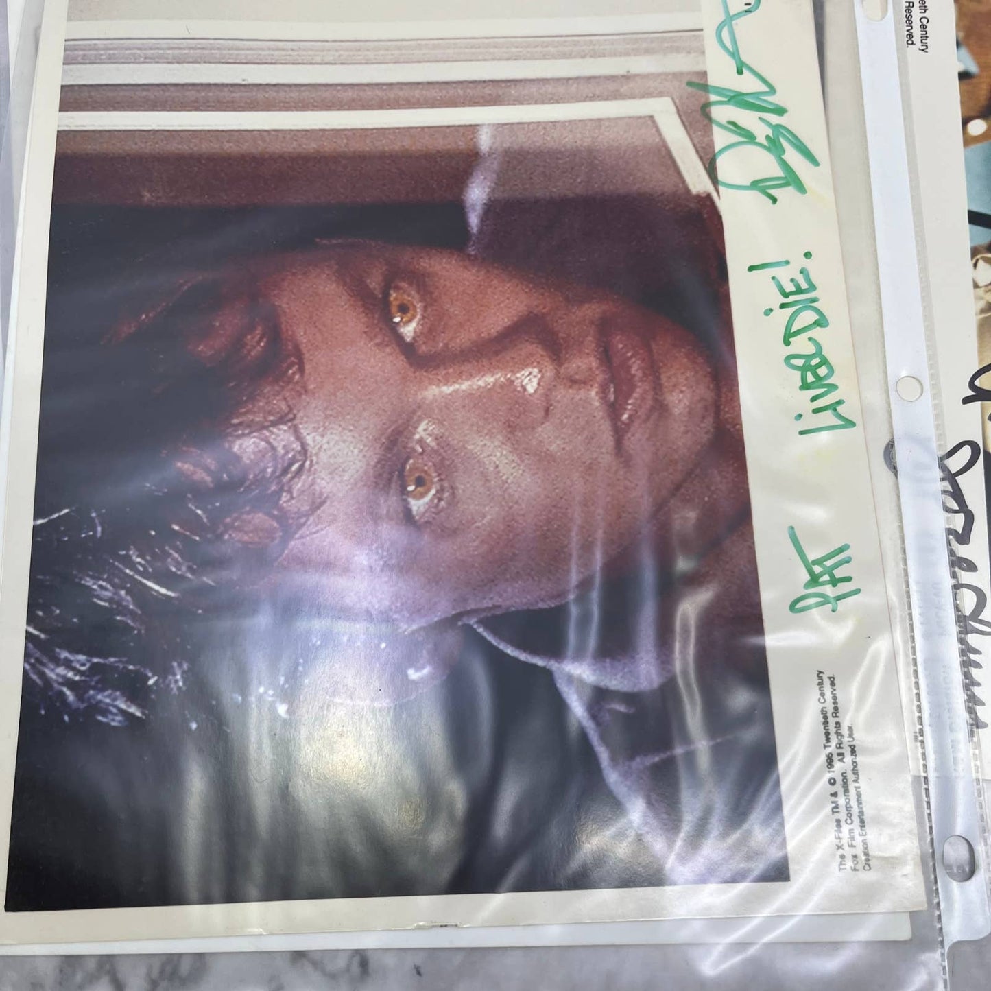 Huge Fan Collection of X-Files Photos and Autographs FL5