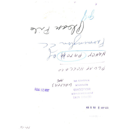 1971 Original Press Photo Ladies' PGA Golf Nancy Patch ~8x10 AD1