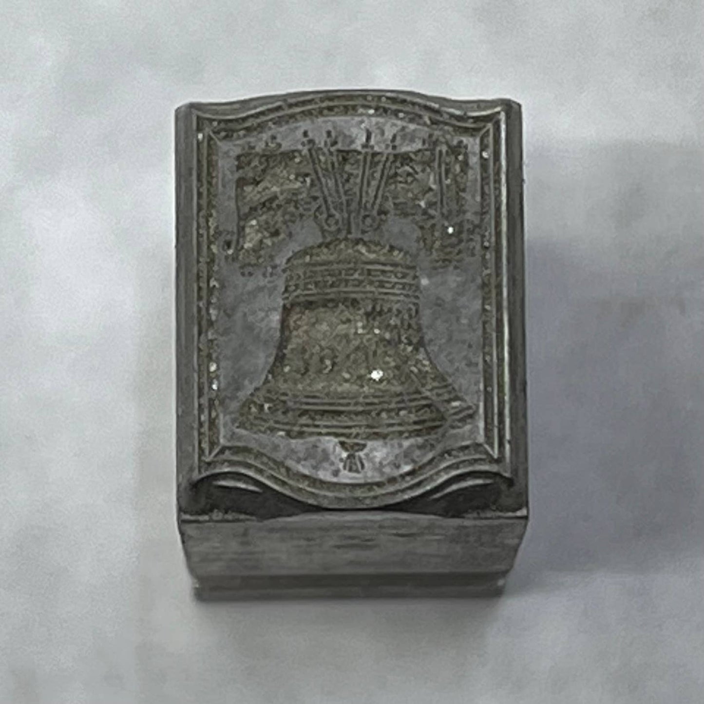 Vintage Printing Letterpress Printers Block Plate Liberty Bell TJ515