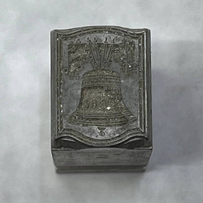 Vintage Printing Letterpress Printers Block Plate Liberty Bell TJ515