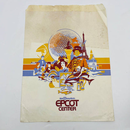 1982 Walt Disney World Epcot Center Souvenir Bag D2