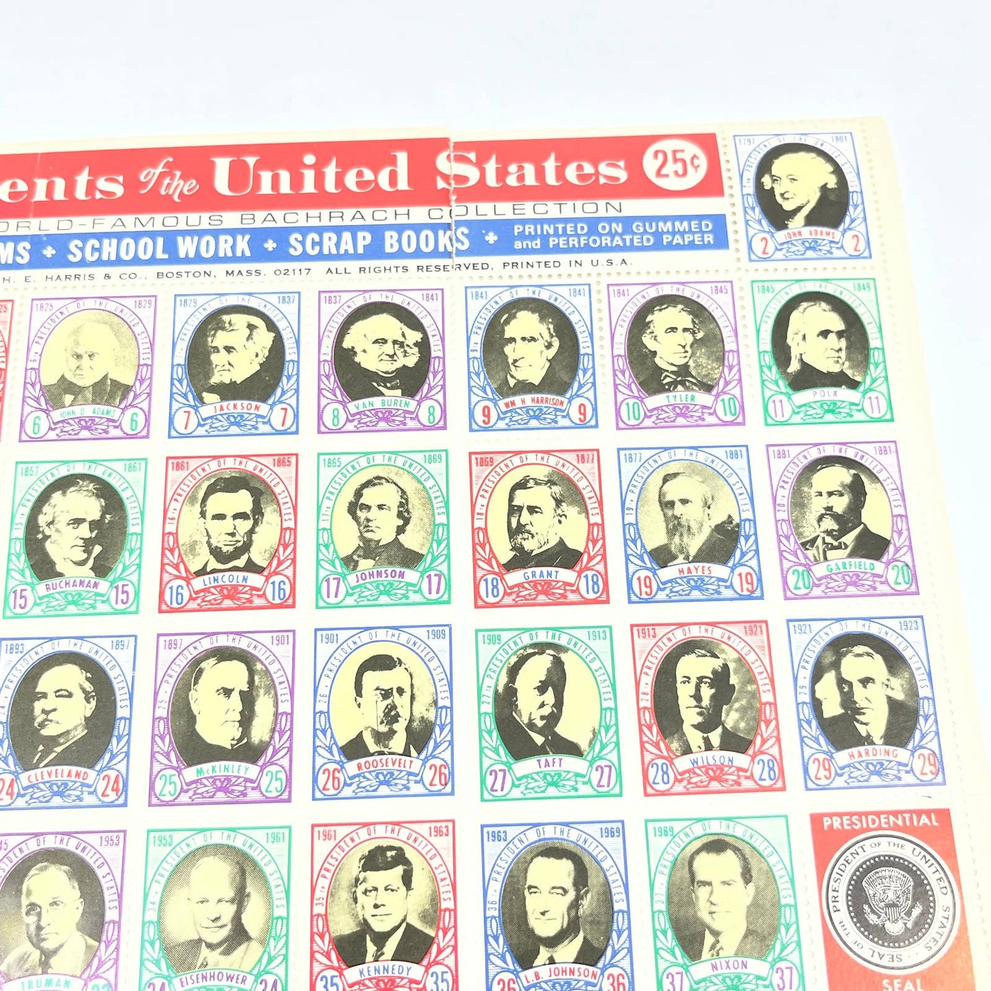 1964 & 70 Presidents Of The United States Stamps AB7