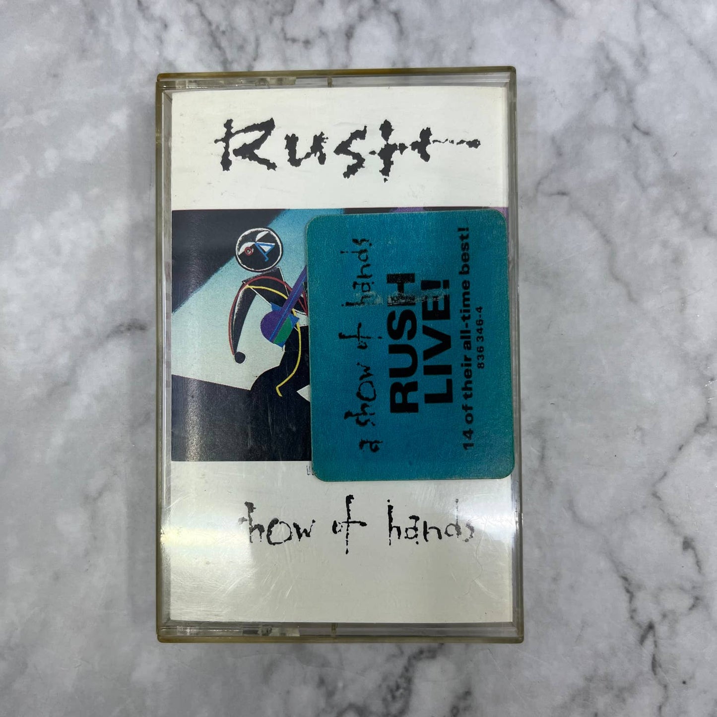 Vintage A Show of Hands by Rush Cassette Tape TJ2-5