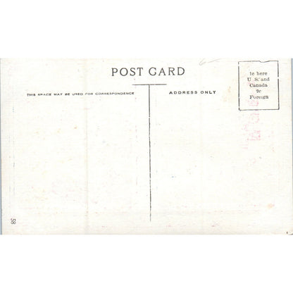 In the Plaza, Morro Castle Havana Cuba Original Postcard P3-1