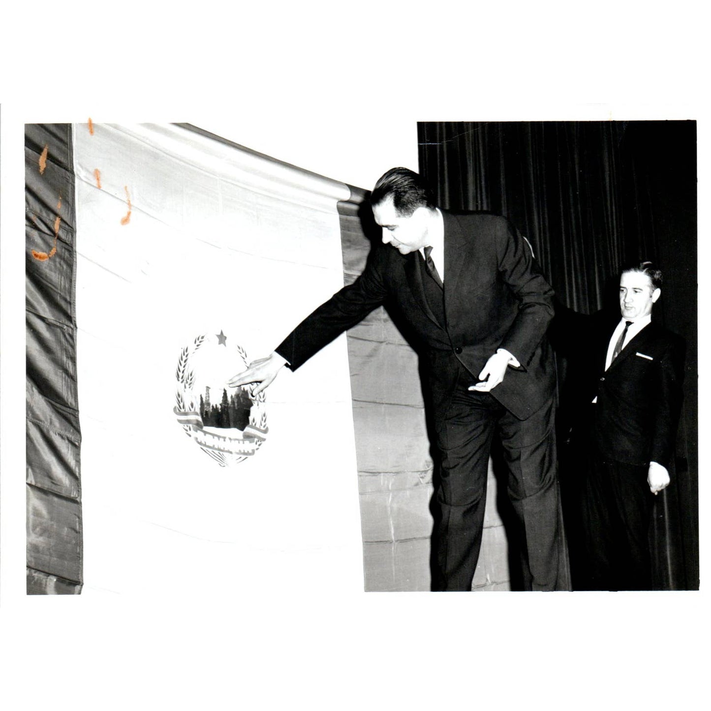 Corneliu Bogdan Romanian Ambassador at Yankton College 1967 Photo 5x7 TK1-P5