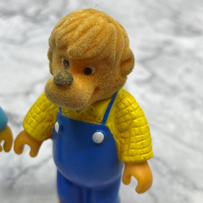Vintage 1980s Berenstain Bears Papa Mama 3.5" Lot 2 SE7