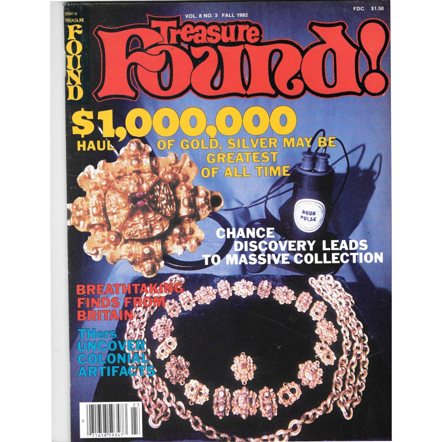 Treasure Found Magazine - Treasure Hunting Gold Metal Detecting Fall 1982 M4