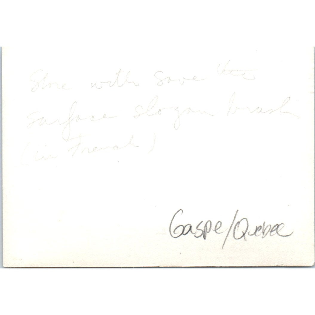 c1932 Original Photo of J.J. Beaudoin Shop in Gaspe/Quebec Area 2.5x3.5 P4-8