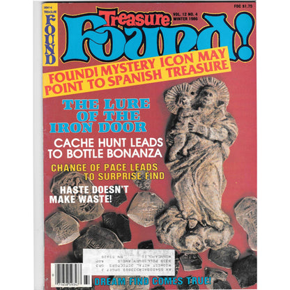 Treasure Found! Magazine 1986 Winter Metal Detecting Gold Diamonds M2