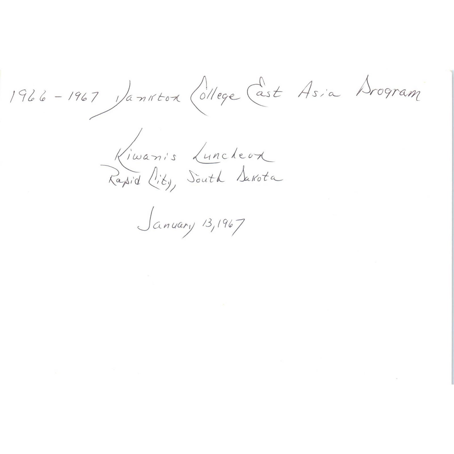 Suckich Nimmanheminda Thai Ambassador at Kiwanis 1967 Original Photo 5x7 TK1-P5