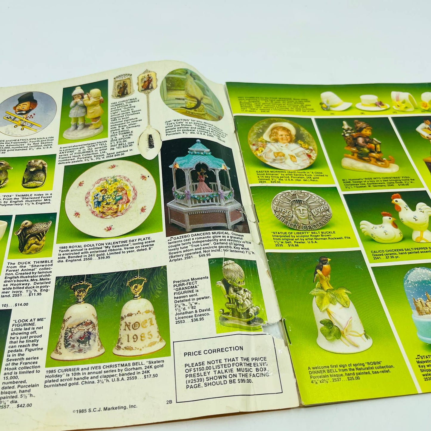 1985 Downs’ Collectors Showcase Catalog Lot of 2 Figurines Plates Milwaukee FL2