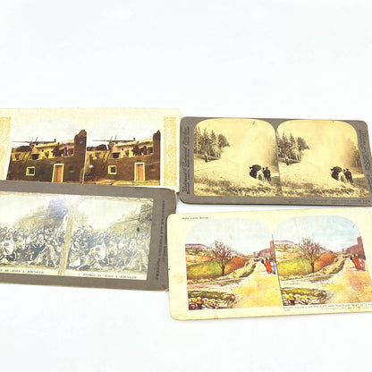 c1900 Lot of 26 Stereo View Cards Featuring VICTORIAN People and Places TA9