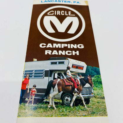 1970s Circle M Camping Ranch Lancaster PA Brochure SC1