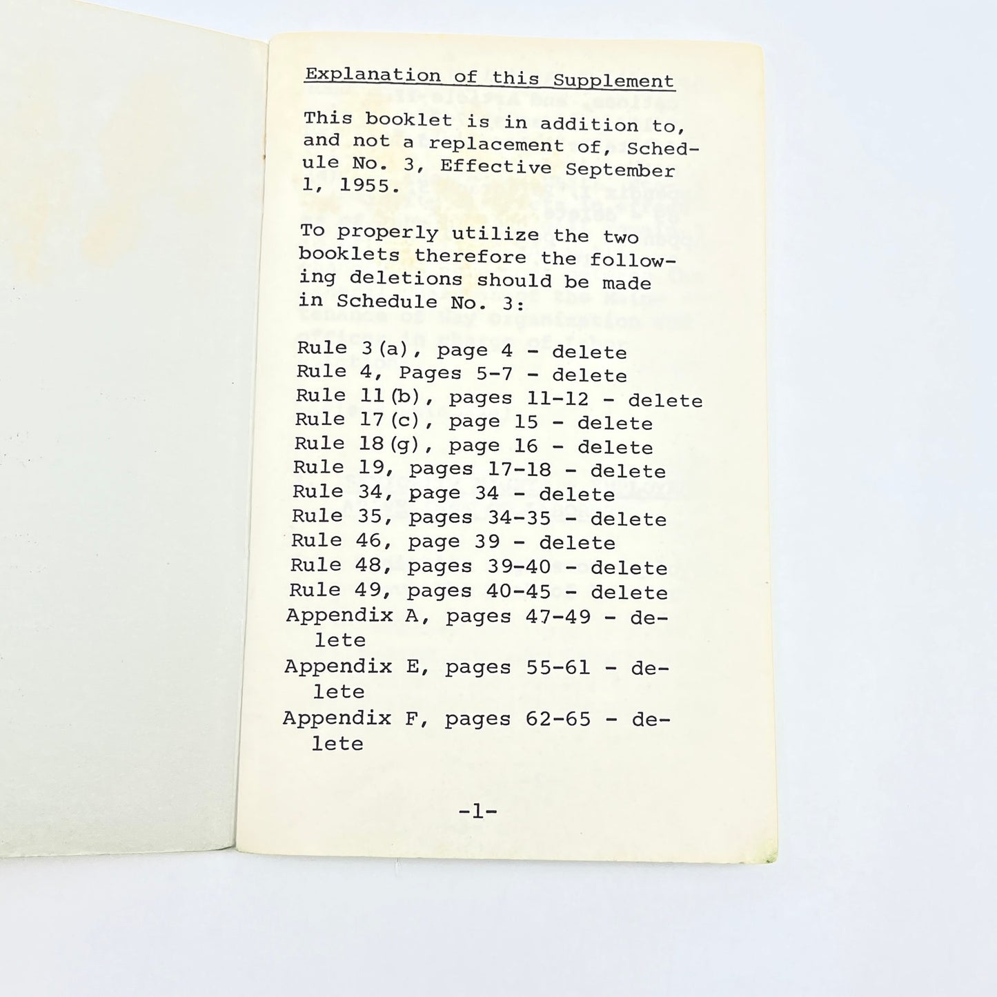 1955-70 Chicago Northwestern Railway Memorandum Agreement Booklet H5-3