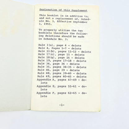 1955-70 Chicago Northwestern Railway Memorandum Agreement Booklet H5-3