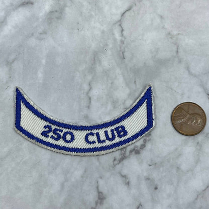 Vintage Embroidered Bowling Patch 250 CLUB SE7