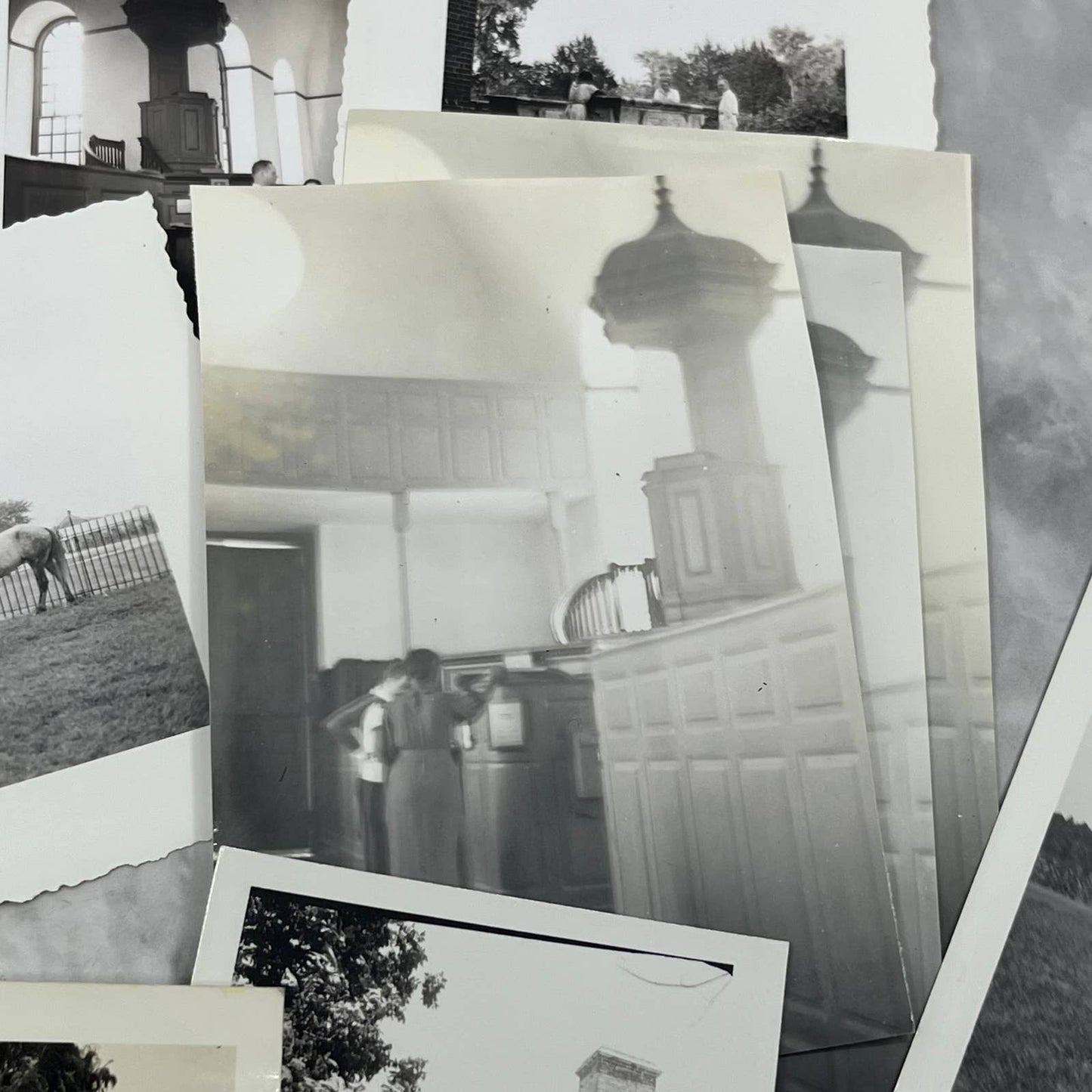 1930s Collection Photos White Stone VA Old Church at Irvington Ditchley TJ9-PG1