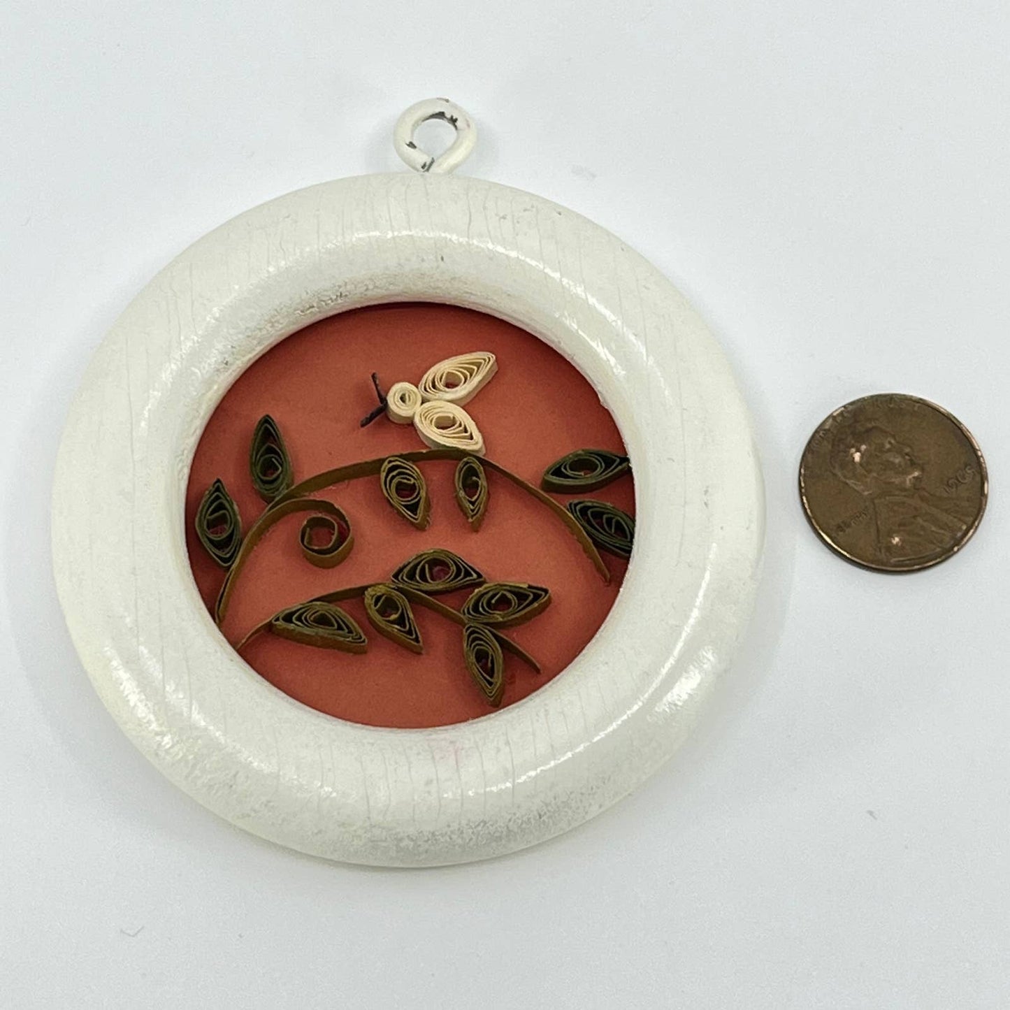 VTG Miniature Framed Original Quilled Art SD2