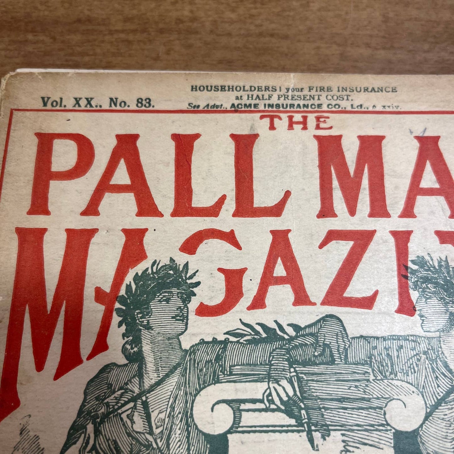 March 1900 The Pall Mall Magazine No. 83 Professor Lombroso Eden Phillpotts A4