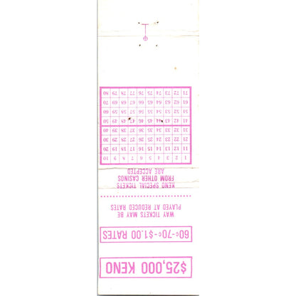 Royal Inn Casino Las Vegas Nevada Advertising Matchbook Cover MM9-8