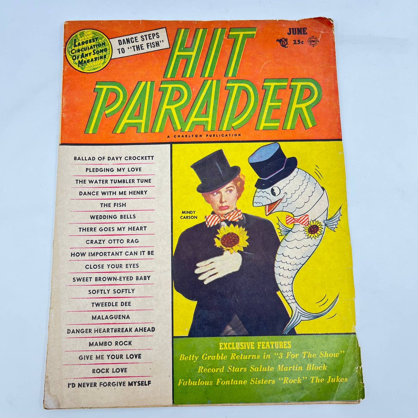 Hit Parader Magazine June 1952 Mindy Carson Betty Grable Fontane Sisters TF3
