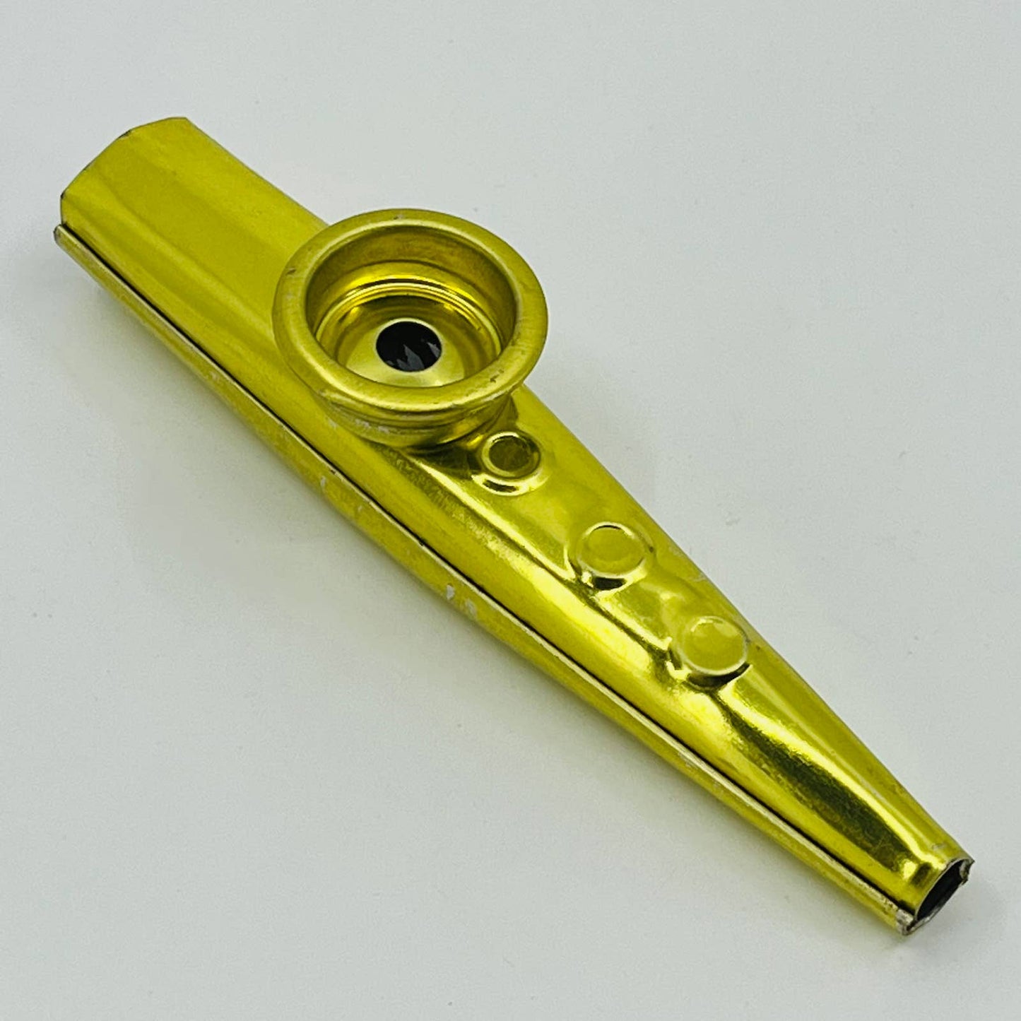 1950s Vintage Gold Tin Kazoo Toy TB6