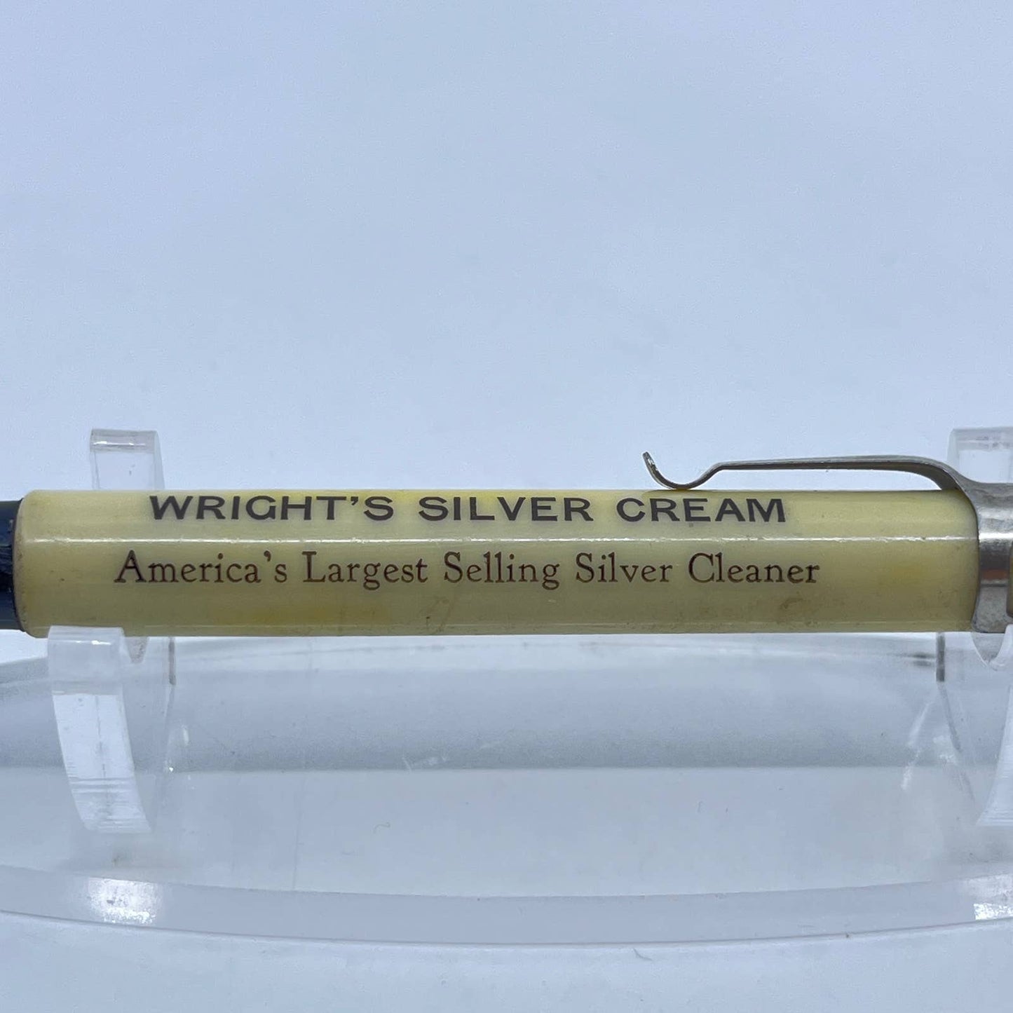 Vintage Grease Pencil Celluloid Wright's Silver Cream SD7