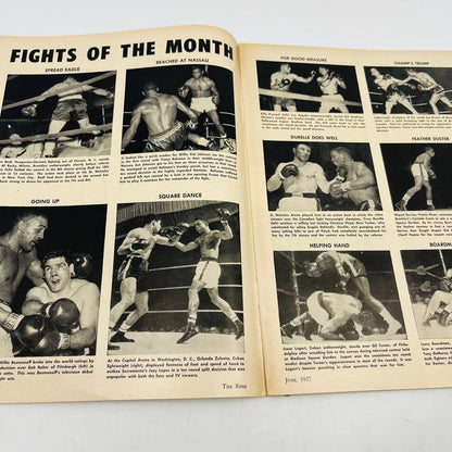 1957 June - The Ring Boxing Magazine Fullmer vs. Robinson TA5