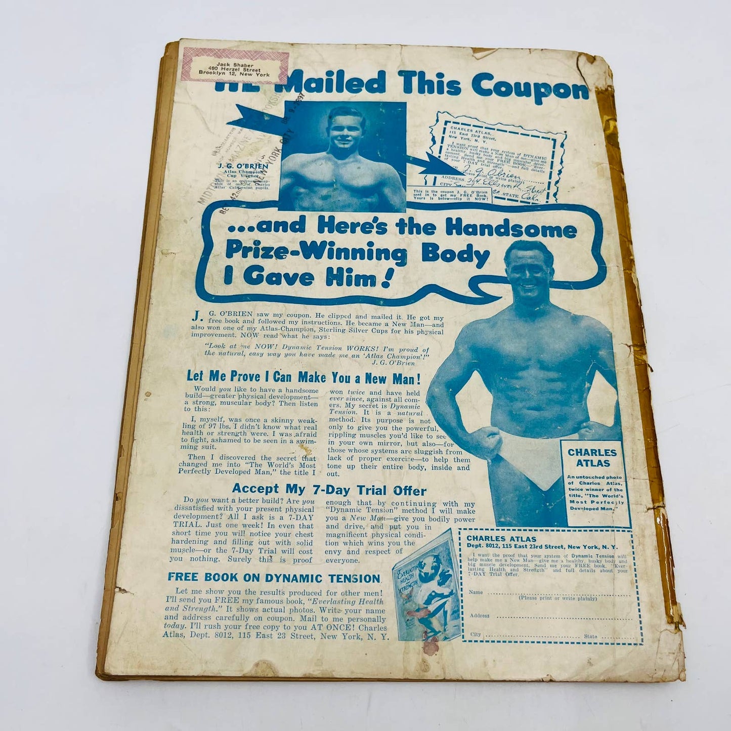 1940 Dec - The Ring Boxing Magazine – Lou Nova Cover TA5