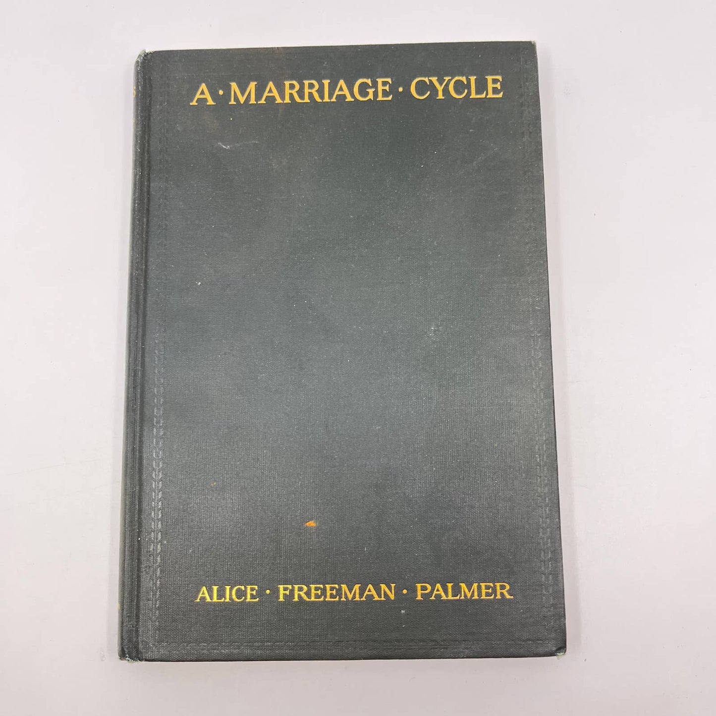 1915 A Marriage Cycle Alice Freeman Palmer Hardcover First Edition TF3