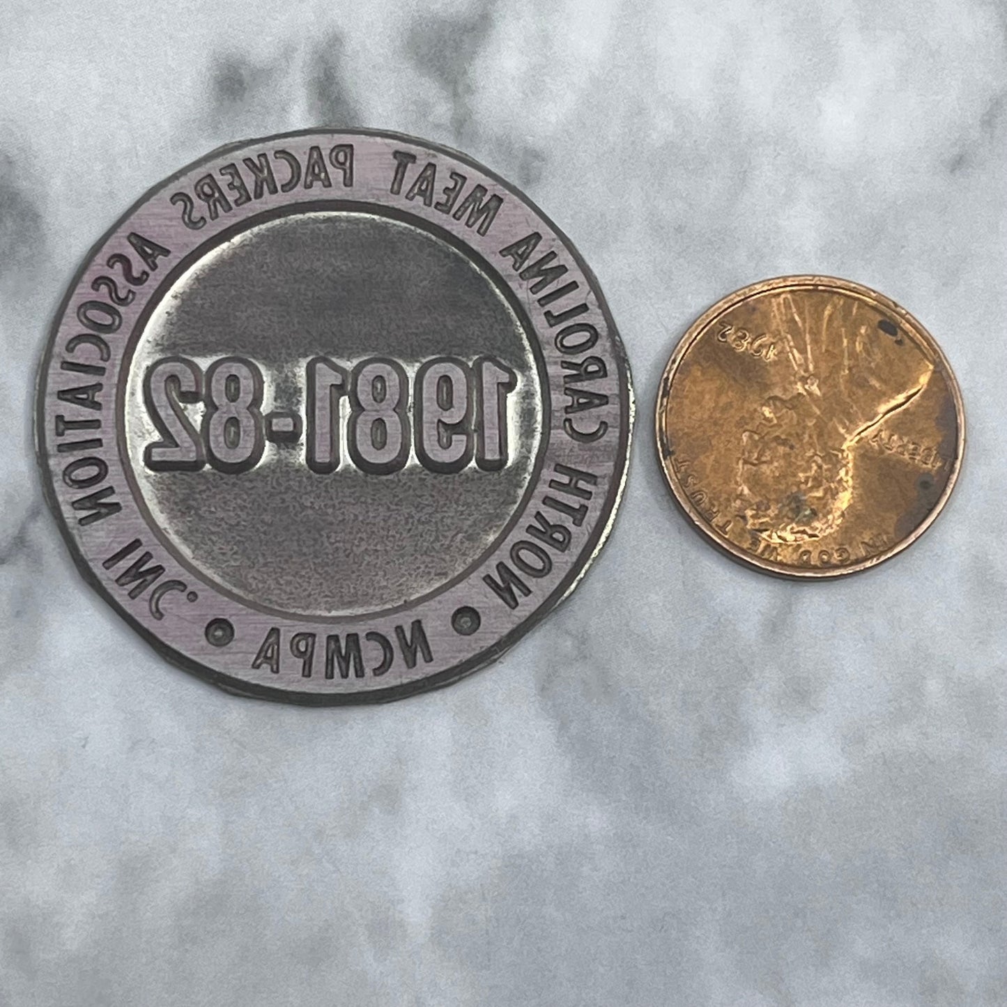 Printers Block Plate 1981 NCMPA North Carolina Meat Packers Association SE844