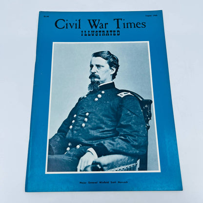 Vintage Civil War Times Illustrated August 1968 General Winfield Scott Hancock