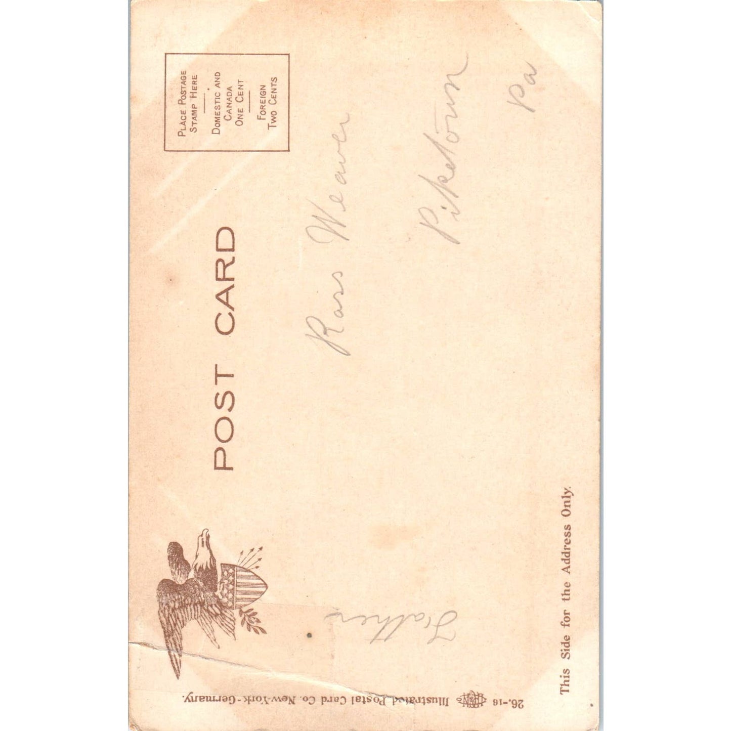 Antique Postcard Union Trust Building Harrisburg PA TD9-P1