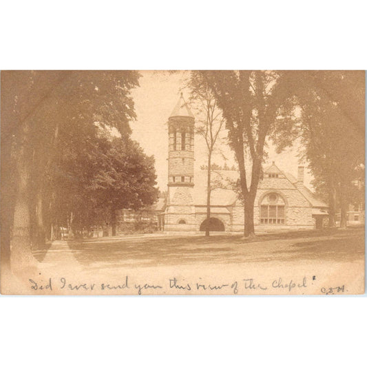 Chapel Hanover 1906 RPPC Original Postcard TK1-20
