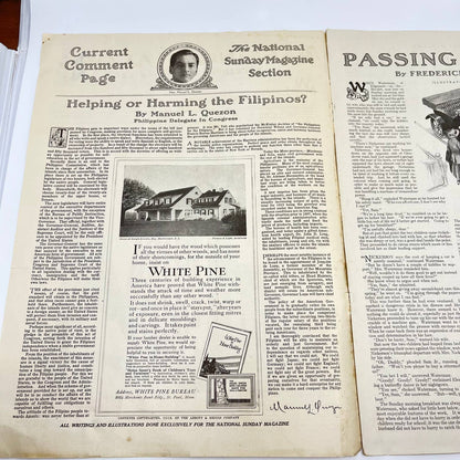 1916 The National Sunday Magazine Oct. 8 Norman Rockwell Cover Chicago FL3