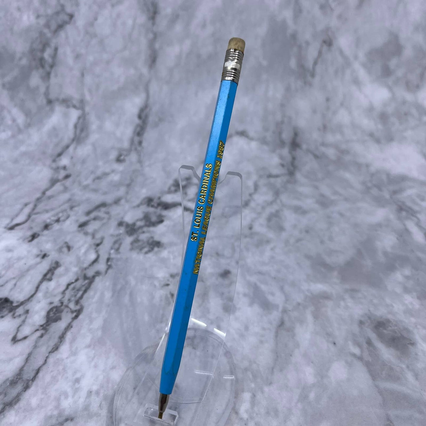 Vintage Light Blue Pen St. Louis Cardinals National League Champions 1987 SE9