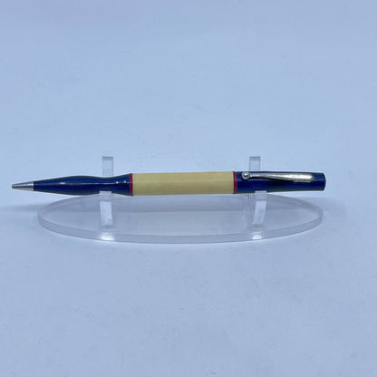 Vintage Mechanical Pencil Blue & Cream Contour Grip SD7