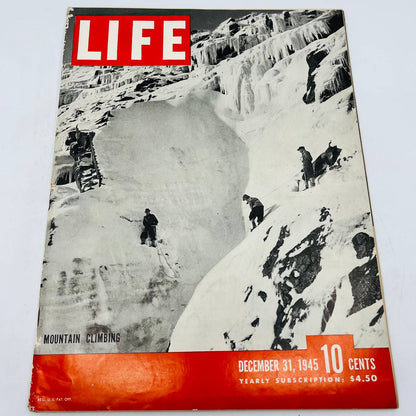 LIFE Magazine, DECEMBER 31, 1945, MOUNTAIN CLIMBING - MT. EVEREST, FRED ASTAIRE