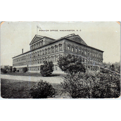 Pension Office Washington D.C. Original Postcard TK1-P2