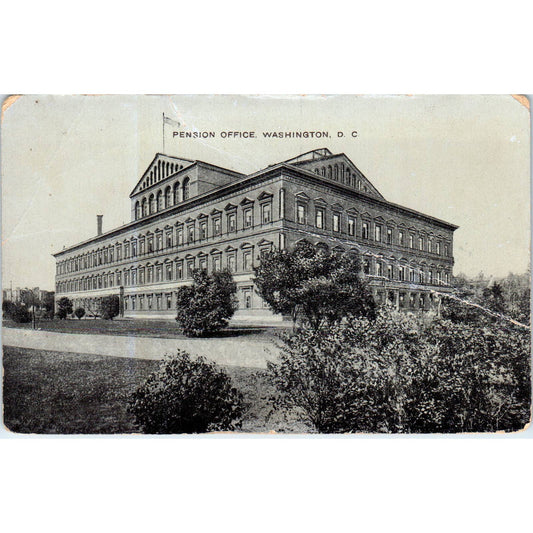 Pension Office Washington D.C. Original Postcard TK1-P2