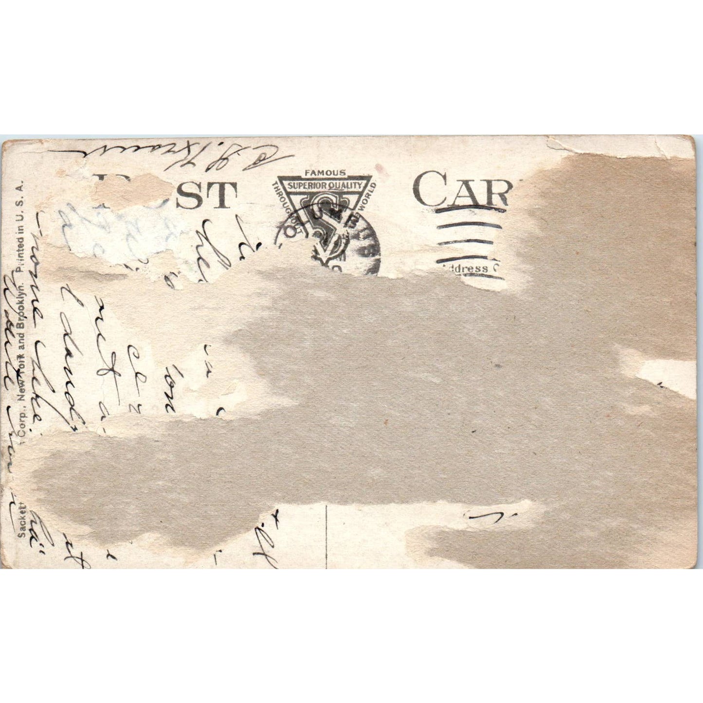 Antique Postcard Columbus Barracks OH TD8-O2