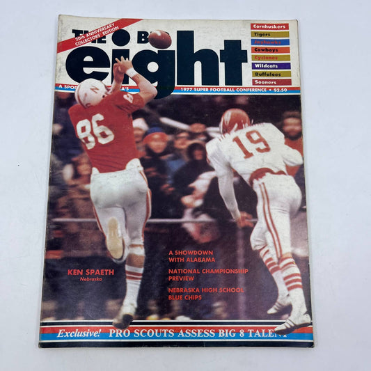 1977 Big Eight Football Special Magazine Ken Spaeth Nebraska Cornhuskers TH6