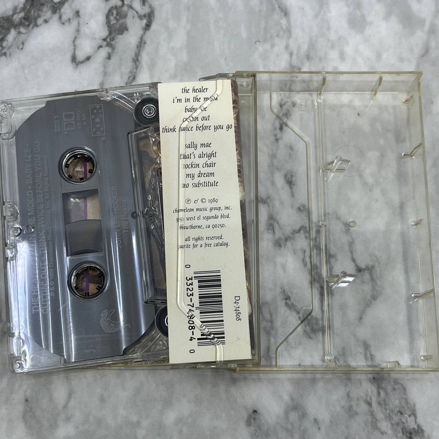 John Lee Hooker The Healer Cassette Tape TH1-30