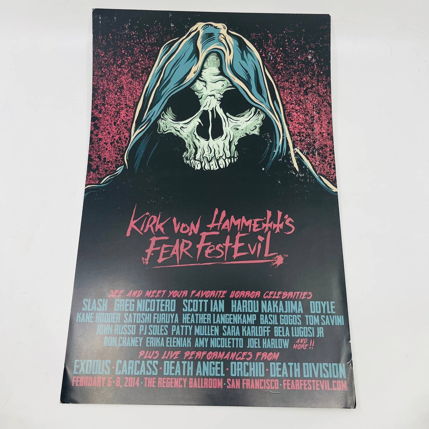 Kirk Von Hammetts Fear Festival Christopher Ott Limited Edition Poster 11x17 FL2